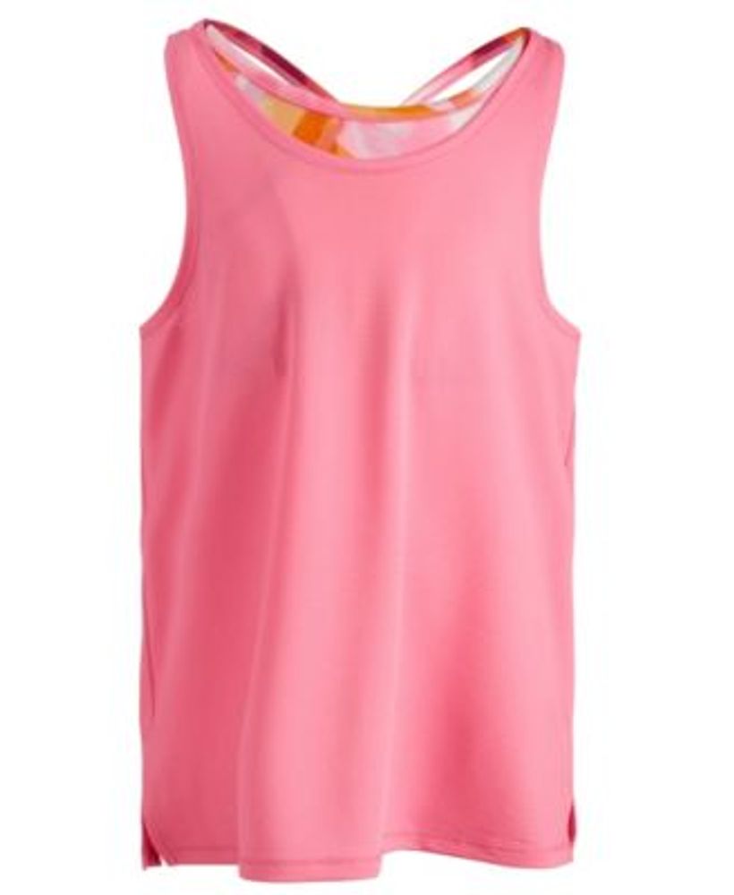 Big Girls Floating Petals Layered-Look Tank, Created for Macy's