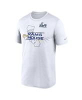 Men's Nike Anthracite Los Angeles Rams Super Bowl LVI Champions Roster  T-Shirt