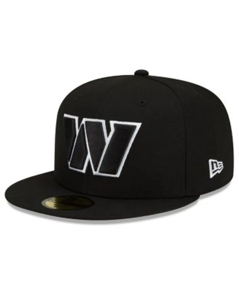 Men's New Era Black Washington Commanders B-Dub 59FIFTY Fitted Hat