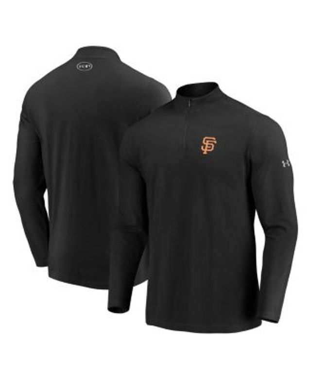 Baltimore Orioles Under Armour Passion Performance Tri-Blend Quarter-Zip  Pullover Jacket - Orange