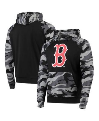 Stitches Men's Navy Boston Red Sox Sleeveless Pullover Hoodie - Macy's