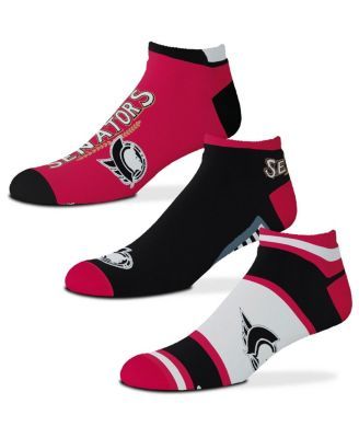 Men's San Francisco 49ers For Bare Feet Three-Pack Quad Socks