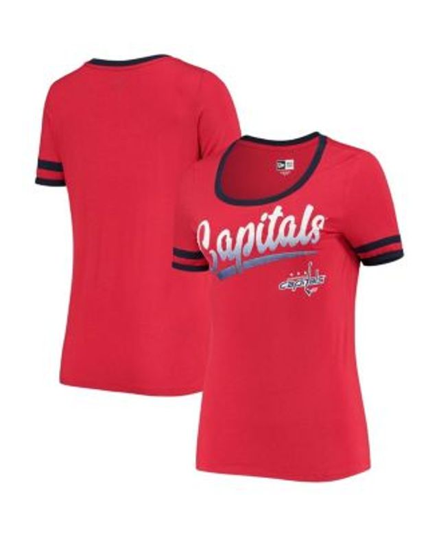 5th & Ocean by New Era Women's St. Louis Cardinals V-Neck T-Shirt, Red,  Small