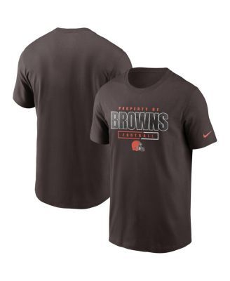 Men's Brown Cleveland Browns Team Property Of Essential T-shirt