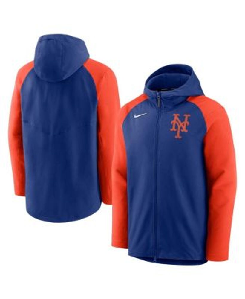 Men's New York Mets Royal Camouflage Cardigan Sweater