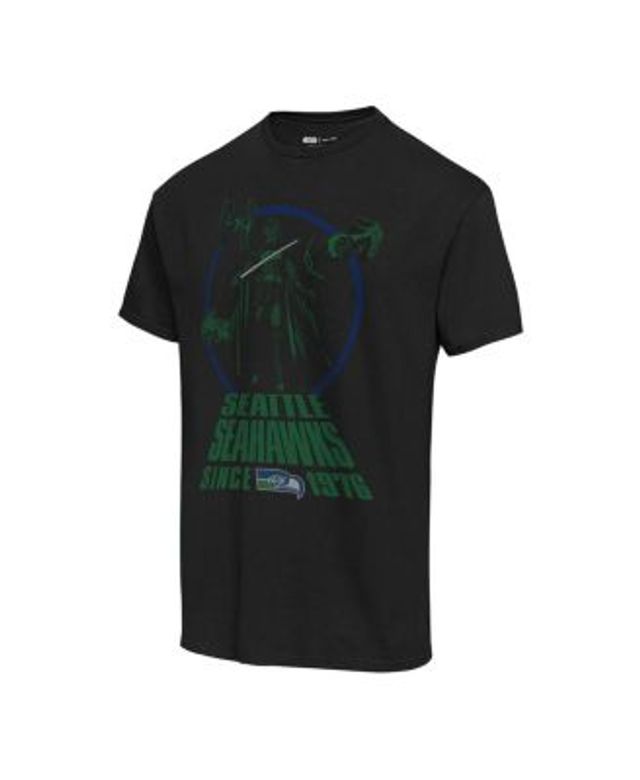 Junk Food Men's Junk Food Black Seattle Seahawks Disney Star Wars Empire  Title Crawl T-Shirt