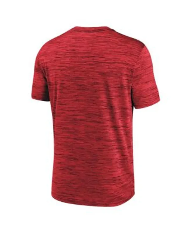 Men's Nike Red Los Angeles Angels Authentic Collection Pregame Raglan Performance V-Neck T-Shirt Size: Small