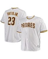 Profile Women's Fernando Tatis Jr. White/Brown San Diego Padres Plus Size Replica Player Jersey