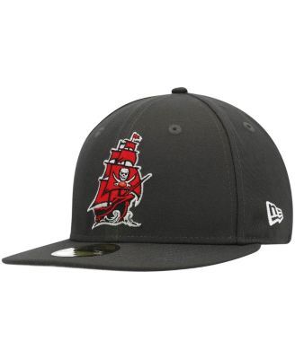 Men's New Era Black Tampa Bay Buccaneers Omaha Low Profile 59FIFTY Fitted Team Hat