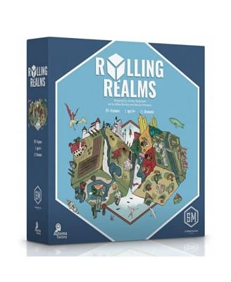 Rolling Realms Strategy Board Game - A Roll and Write Stone Maier Game, 105 Piece