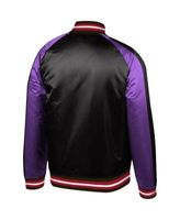 Men's Mitchell & Ness Purple Toronto Raptors Hardwood Classics Authentic Warm-Up Full-Snap Jacket