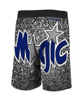 Youth Mitchell & Ness Black Orlando Magic Hardwood Classics Swingman Shorts