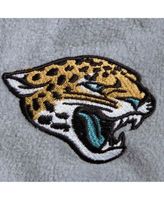 Men's Charcoal Jacksonville Jaguars Audible Microfleece Robe