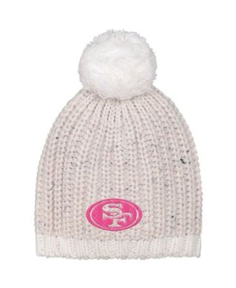 Outerstuff Youth Girls White San Francisco 49ers Nep Yarn Beanie