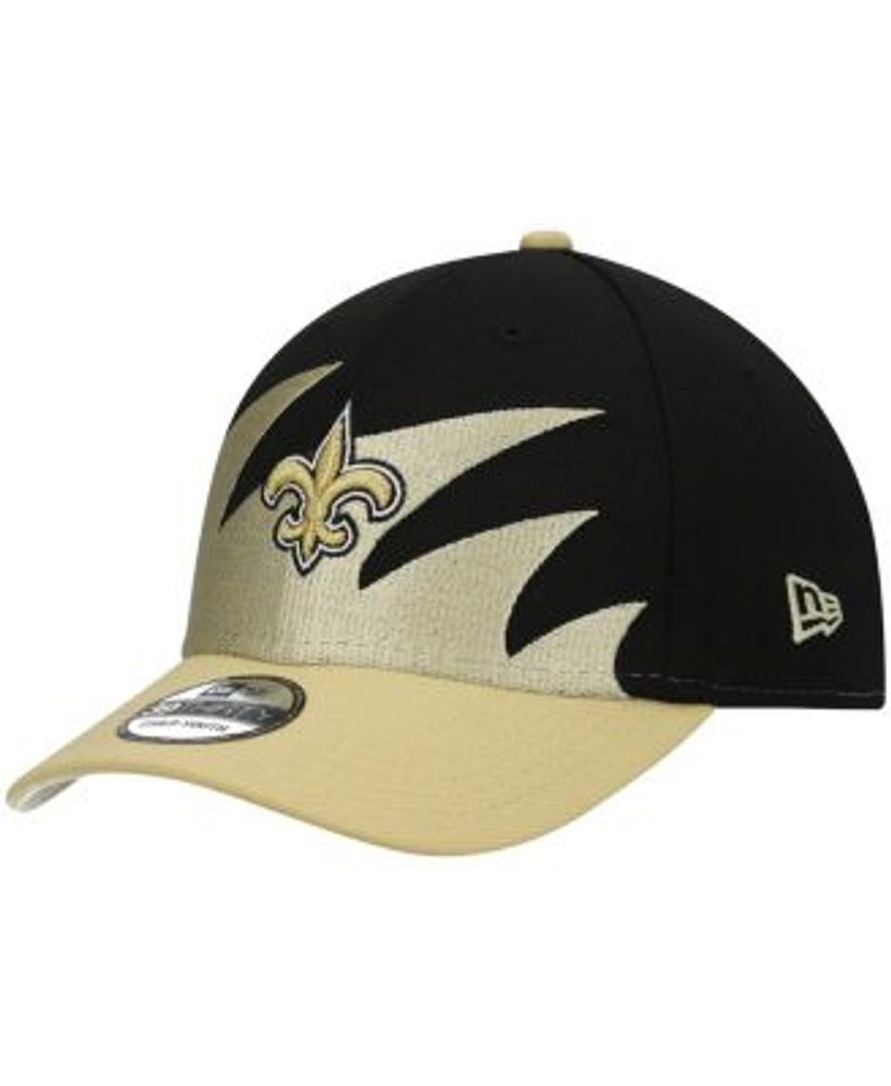 New Era Youth Boys Black and Gold New Orleans Saints Surge 39THIRTY Flex Hat