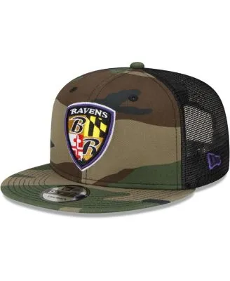 47 ' Camo Baltimore Ravens Woodland Clean Up Adjustable Hat