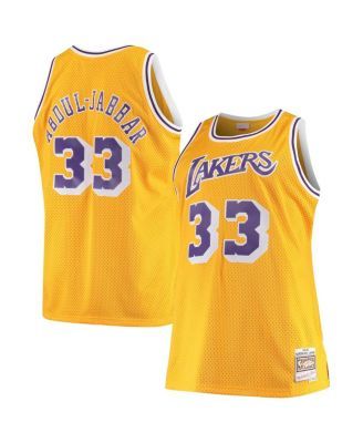 Mitchell & Ness Mens Swingman Jersey Los Angeles Lakers 1983-84 Kareem Abdul-Jabbar, Purple / M