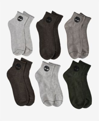 Men's Quarter Socks, Pack of 6