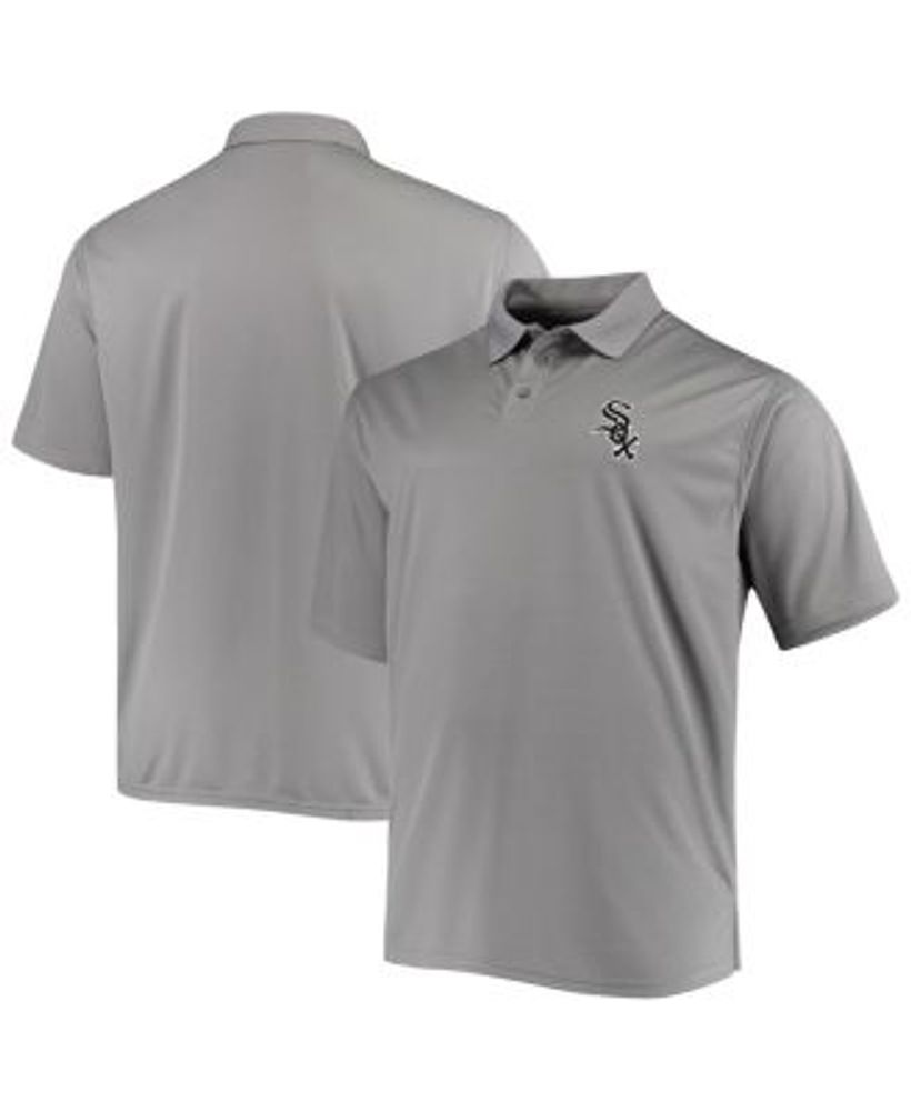 Fanatics Men's Branded Gray Chicago White Sox Big Tall Solid Birdseye Polo  Shirt