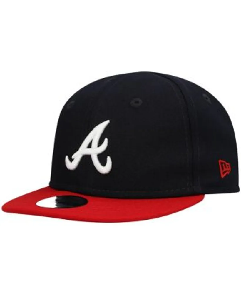 New Era 950 Atlanta Braves Basic Snapback, Navy/Red