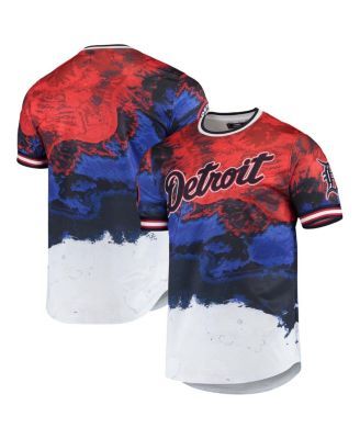 Lids San Francisco Giants Red White And Blue Dip Dye T-Shirt - Red/Royal