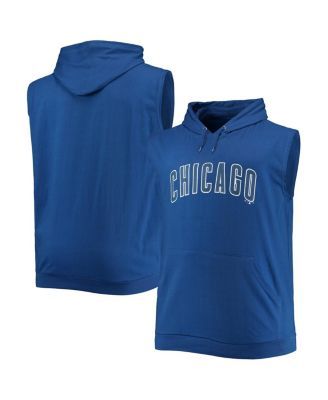 MLB Team Apparel Youth Chicago Cubs Royal Bases Loaded Hooded Long