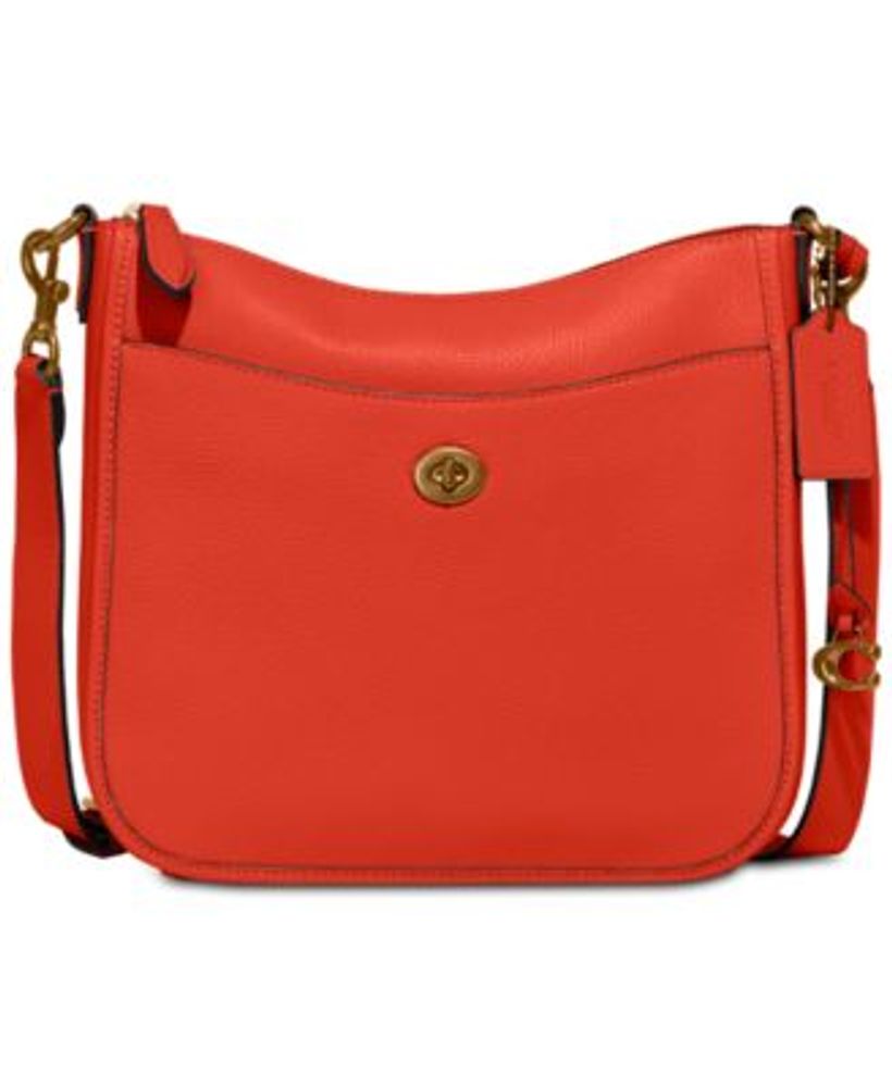 Coach Chaise Pebbled Leather Crossbody Bag