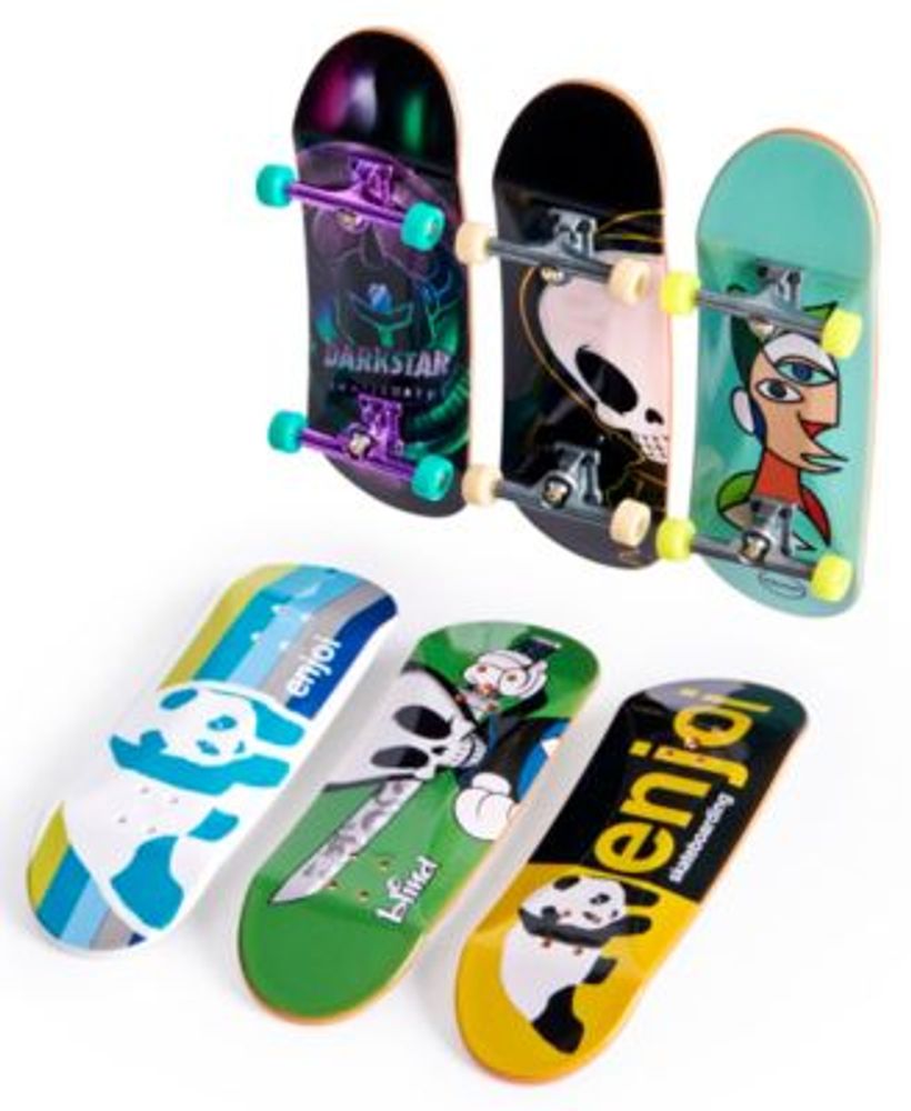 Sk8Shop Fingerboard Bonus Pack, Collectible and Customizable Mini Skateboards Set, 74 Piece