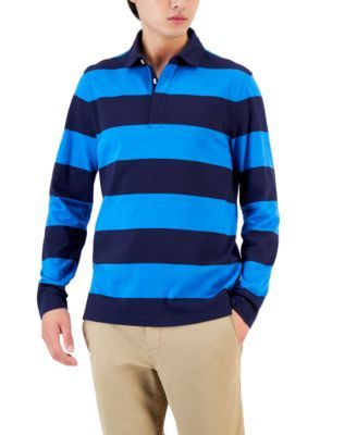 Men's Vintage Striped Rugby Polo, Created for Macy's