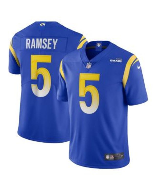 Men's Nike Jalen Ramsey Black Los Angeles Rams RFLCTV Limited Jersey