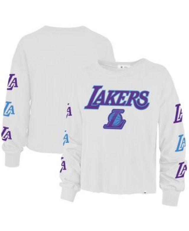 47 White La Clippers 2021/22 City Edition Call Up Parkway Long Sleeve T-Shirt