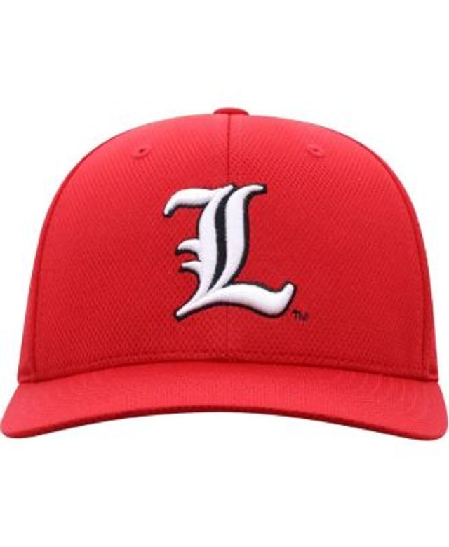 Men's Top of the World Red Louisville Cardinals Reflex Logo Flex Hat