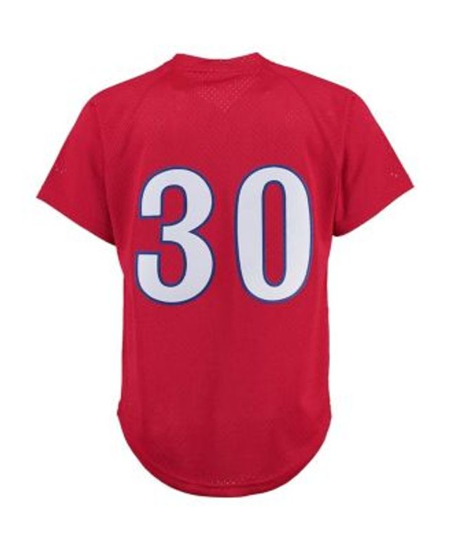 Mitchell & Ness Men's Pedro Martinez Blue Montreal Expos 1997 Cooperstown  Collection Mesh Batting Practice Jersey