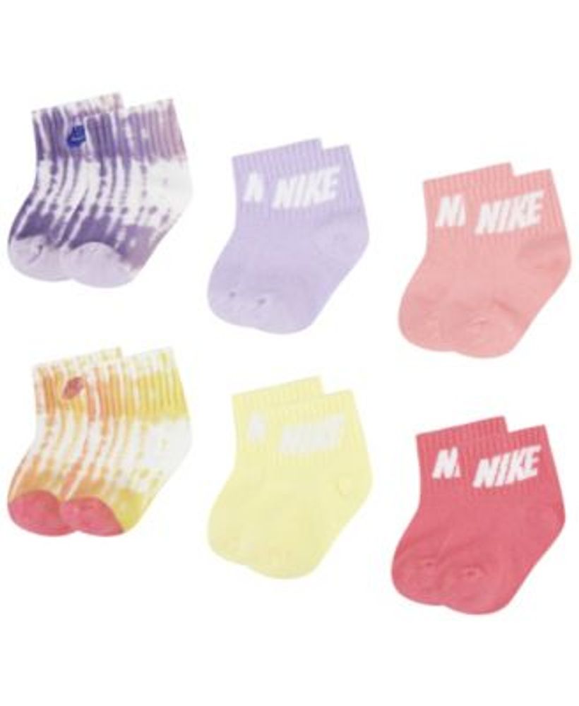 Baby Boys DIY Dye Quarter Socks, Pack of 6