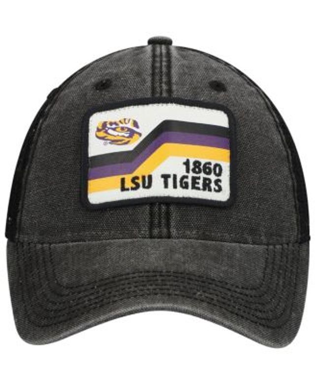 LSU, LSU Legacy Logo Over Dad Adjustable Hat