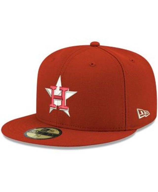 Fanatics Branded Men's Fanatics Branded Black/White Houston Astros Smoke  Dye Fitted Hat