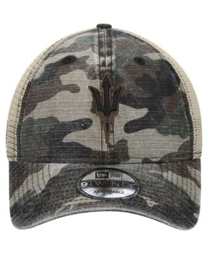 Men's New Era Camo Maryland Terrapins Honor Trucker 9TWENTY Snapback Hat