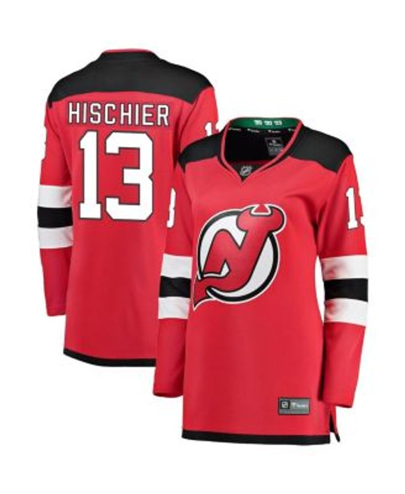 Women's Fanatics Branded Nico Hischier Red New Jersey Devils