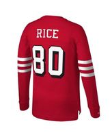 Jerry Rice San Francisco 49ers Mitchell & Ness Youth Retired Retro Player Name Number T-Shirt - Scarlet