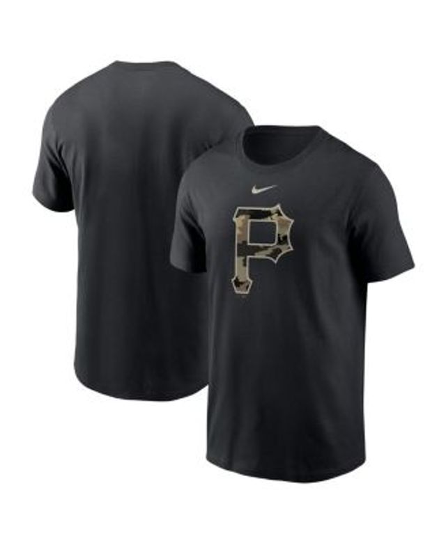 Nike Black Pittsburgh Pirates Camo Logo T-shirt for Men