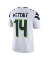 Nike Men's DK Metcalf White Seattle Seahawks Vapor Limited Jersey