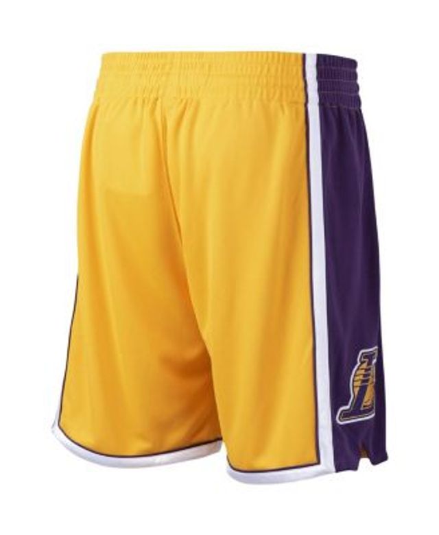 Men's Mitchell & Ness Blue/White Los Angeles Lakers 2009/2010 Hardwood Classics Authentic Shorts