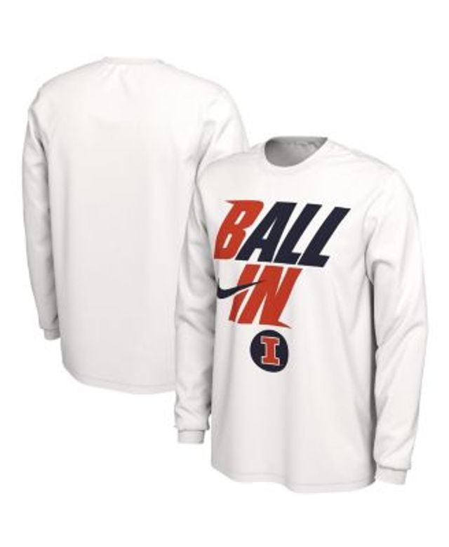 Men's Nike Navy Illinois Fighting Illini Logo Legend Dri-FIT Performance  T-Shirt