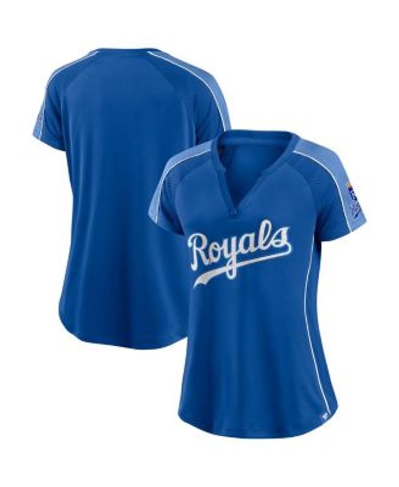 Women's Fanatics Branded Royal Kansas City Royals Hometown V-Neck T-Shirt