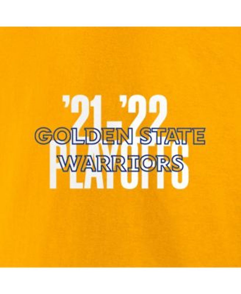 Men's Nike Black Golden State Warriors 2022 NBA Playoffs Gold Blooded  Mantra T-Shirt