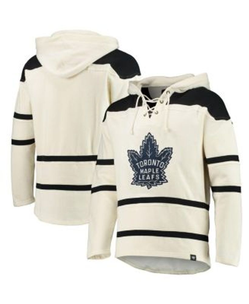 Men's Toronto Maple Leafs '47 Cream Superior Lacer Pullover Hoodie
