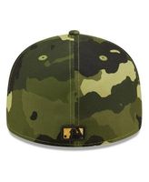 Men's New Era Camo MLB 2022 Armed Forces Day On-Field 59FIFTY Fitted Hat