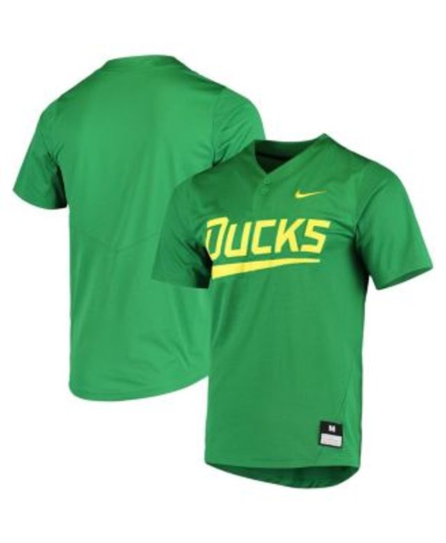 Men's Nike Green Oregon Ducks Replica 2-Button Baseball Jersey