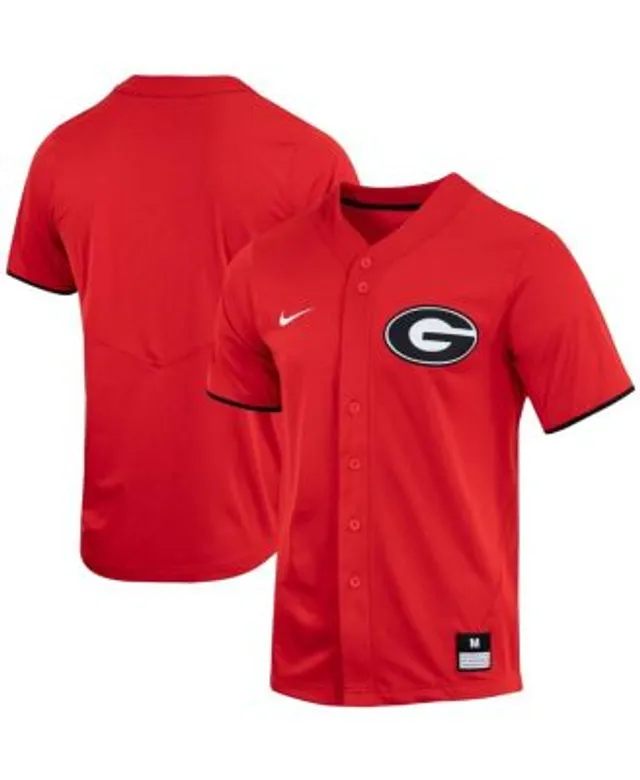 Men's Nike Natural Georgia Bulldogs Replica Baseball Jersey