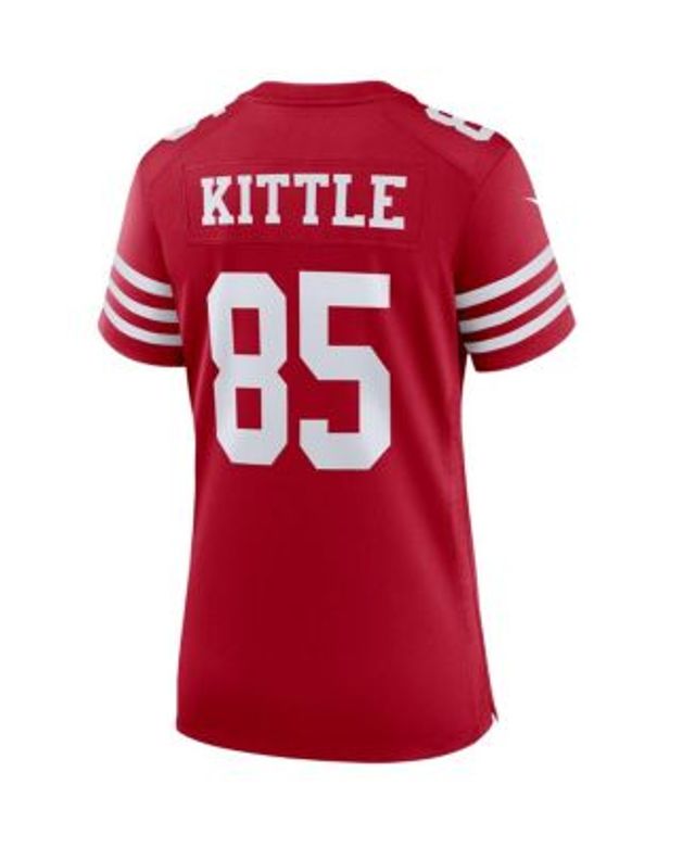 Lids George Kittle San Francisco 49ers Nike Women's Atmosphere Fashion Game  Jersey - Gray